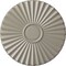 Ekena Millwork Shakuras Ceiling Medallion (For Canopies up to 5"), Hand-Painted Pearl White, 19 3/4"OD x 1 3/8"P CM20SHPWS - alternate 1